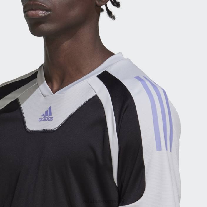 Adidas tricou negru de antrenament adidas bărbați negru/gri liniuță 2JBN15255