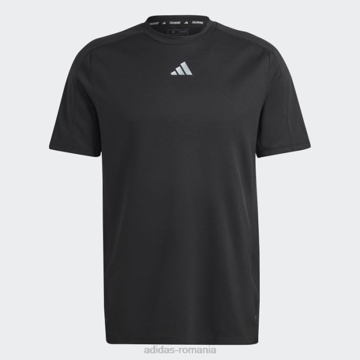 Adidas tricou negru de antrenament bărbați negru 2JBN14296