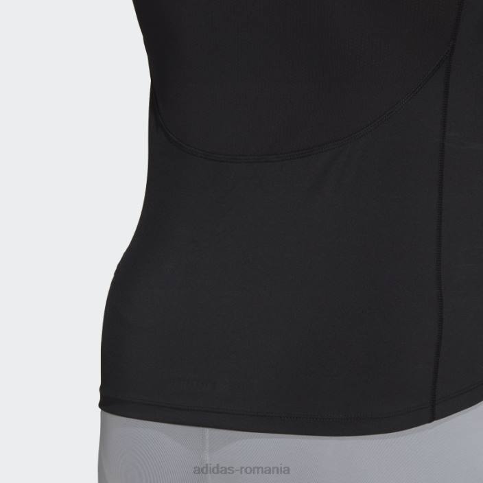 Adidas tricou negru de antrenament techfit fără mâneci adidas bărbați negru 2JBN5631