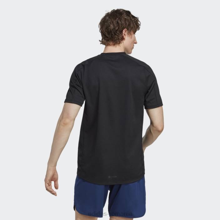 Adidas tricou negru pentru antrenament bărbați negru 2JBN5644
