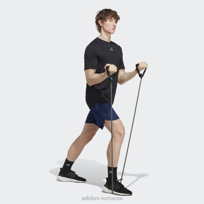 Adidas tricou negru pentru antrenament bărbați negru 2JBN5644