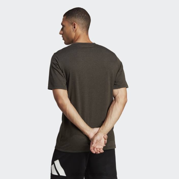Adidas tricou negru pentru antrenament confort bărbați negru/măsliniu 2JBN13396