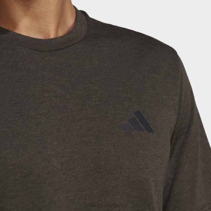 Adidas tricou negru pentru antrenament confort bărbați negru/măsliniu 2JBN13396