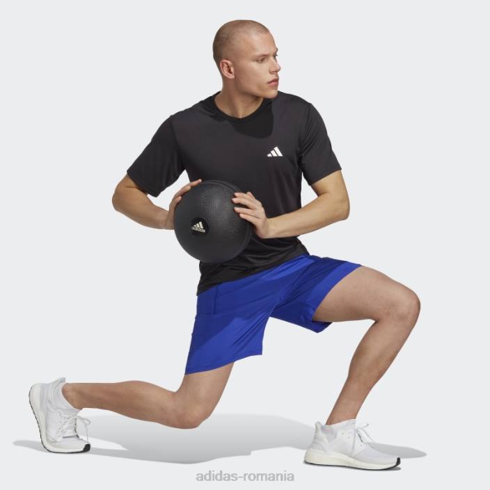 Adidas tricou negru pentru antrenament confort tren essentials bărbați alb negru 2JBN3641