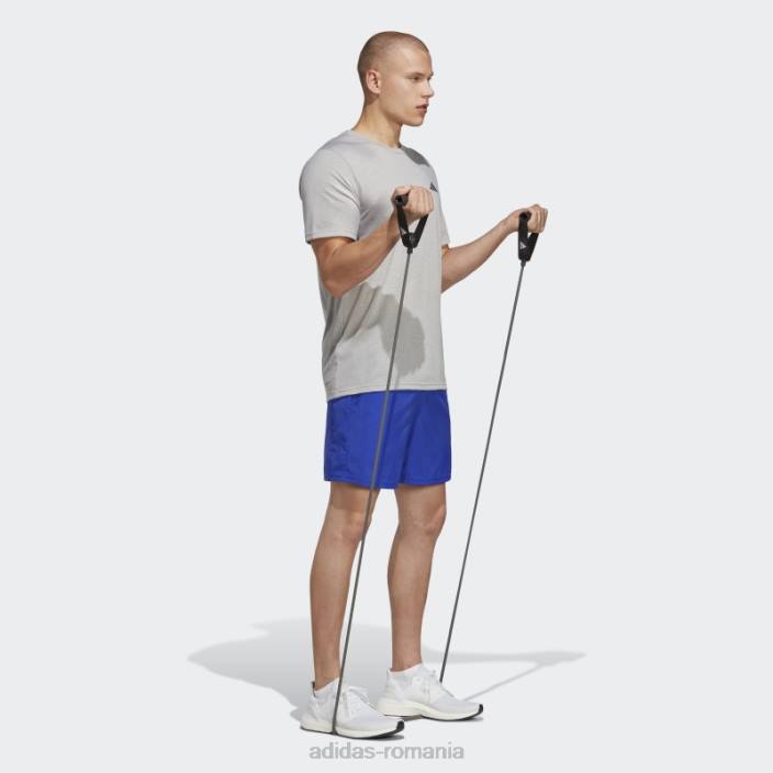 Adidas tricou negru pentru antrenament confort tren essentials bărbați gri mediu/alb/negru 2JBN1019
