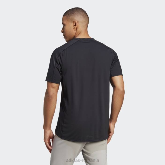 Adidas tricou negru pentru antrenament pu print adidas bărbați negru 2JBN5061