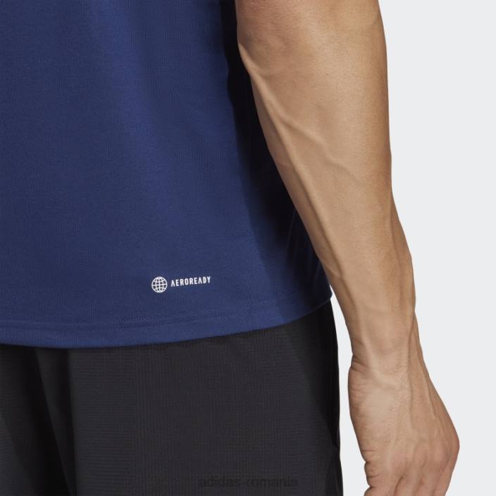 Adidas tricou pentru antrenament prime albastru închis train essentials bărbați albastru închis/alb 2JBN5321