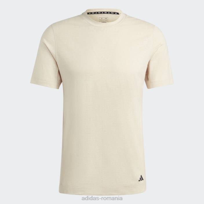 Adidas tricou pentru antrenament yoga cu nisip bărbați nisip 2JBN5734