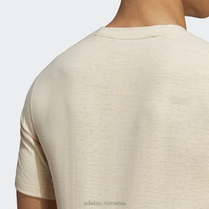 Adidas tricou pentru antrenament yoga cu nisip bărbați nisip 2JBN5734