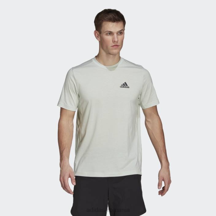 Adidas verde aeroready conceput pentru a se mișca feelready sport tricou adidas bărbați verde/alb 2JBN6867