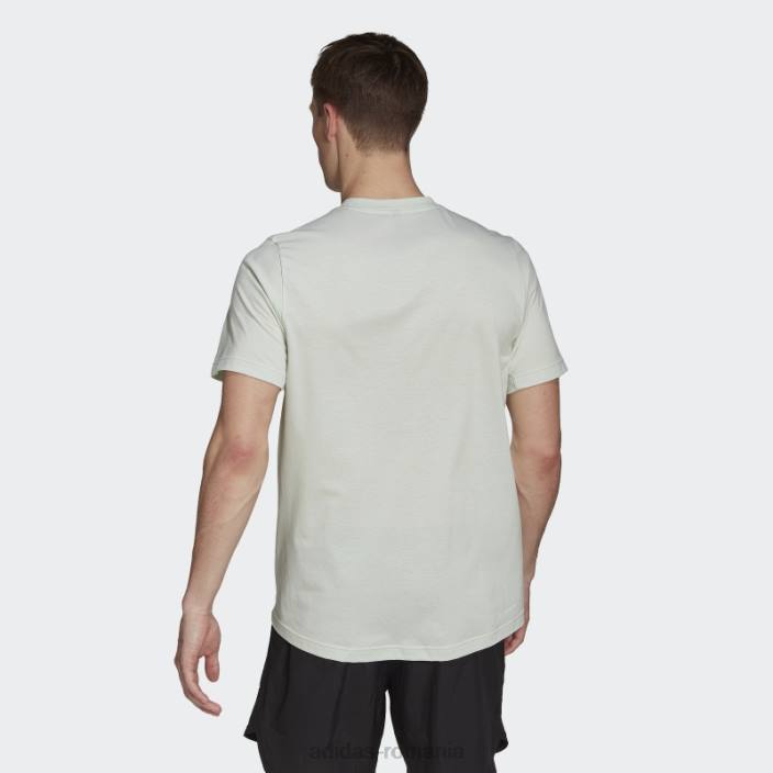 Adidas verde aeroready conceput pentru a se mișca feelready sport tricou adidas bărbați verde/alb 2JBN6867