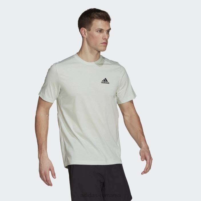 Adidas verde aeroready conceput pentru a se mișca feelready sport tricou adidas bărbați verde/alb 2JBN6867