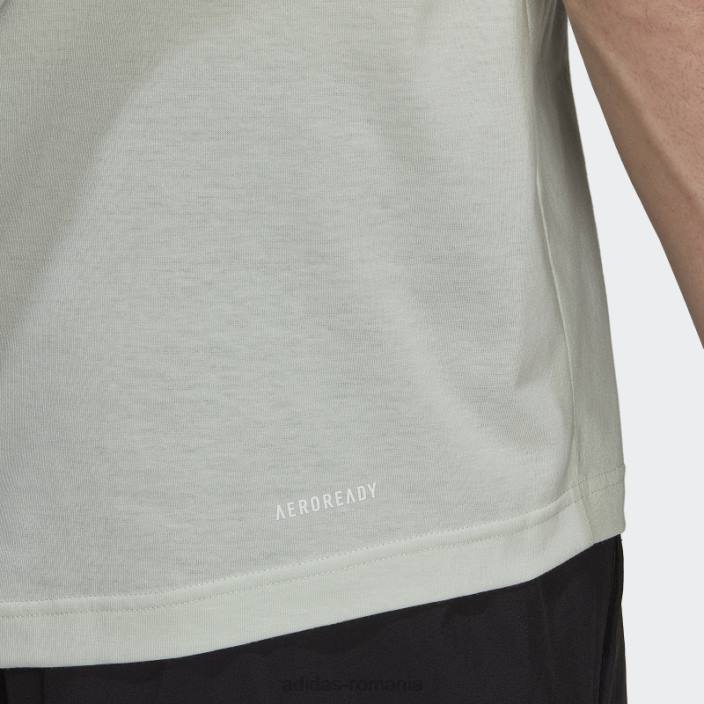 Adidas verde aeroready conceput pentru a se mișca feelready sport tricou adidas bărbați verde/alb 2JBN6867