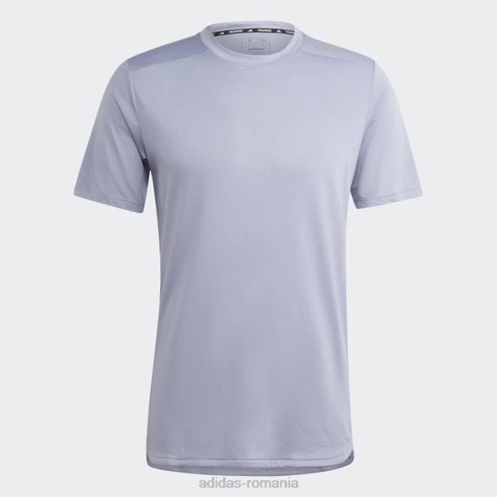 Adidas violet argintiu proiectat 4 training heat.rdy hiit tricou adidas bărbați violet argintiu 2JBN5253