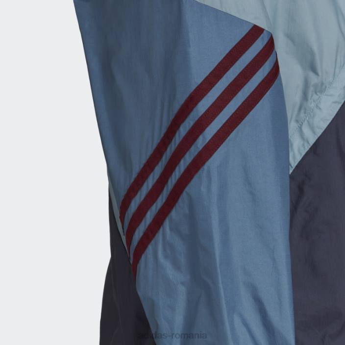 Adidas bleumarin înapoi la sport wind.rdy anorac bărbați marina 2JBN15286