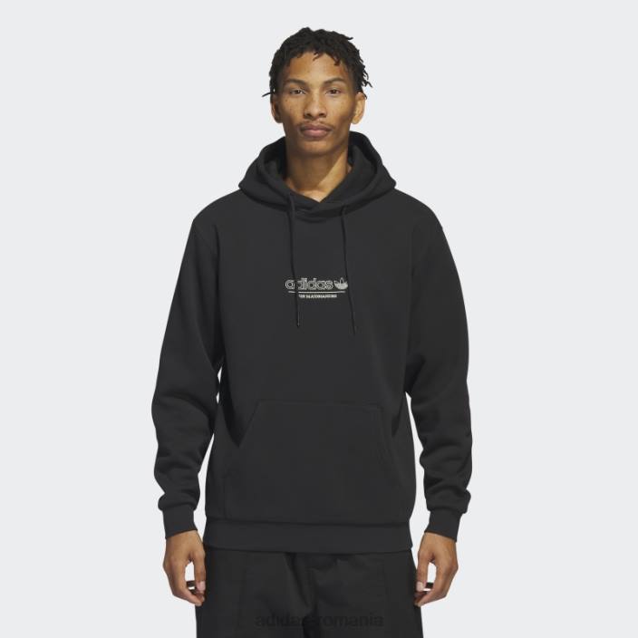 Adidas 4.0 Strike through Hoodie (neutru de gen) negru bărbați negru/var 2JBN13556