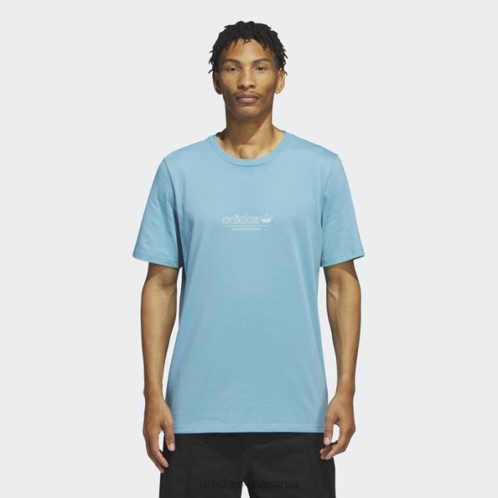 Adidas 4.0 lovește prin tricou albastru bărbați albastru alb 2JBN14389