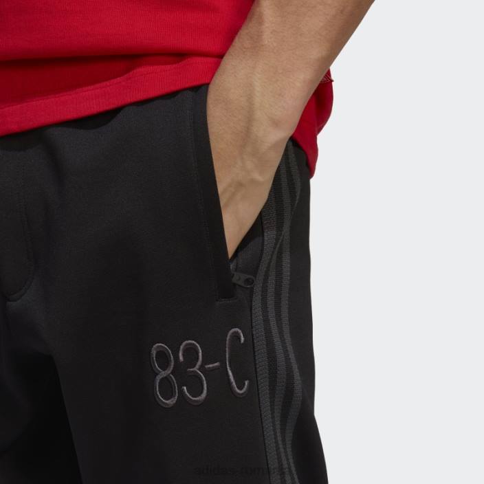 Adidas 83-c pantaloni negri adidas bărbați negru 2JBN1434