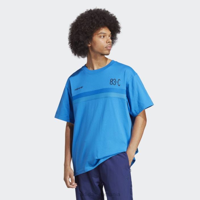 Adidas 83-c tricou pasăre albastră adidas bărbați pasare albastra 2JBN14214