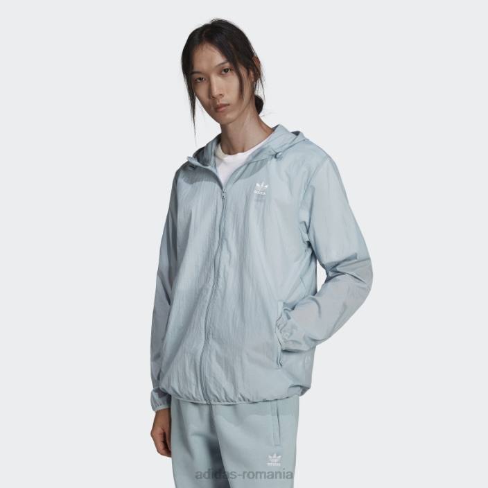 Adidas Adicolor essentials trefoil windbreaker gri bărbați gri 2JBN15301