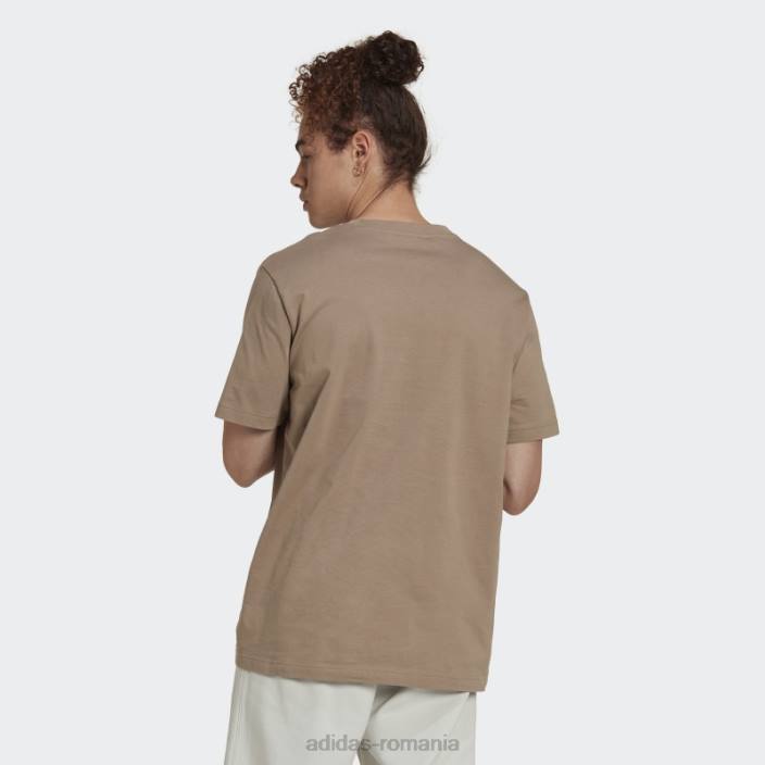 Adidas Chalky brown discover essentials tricou adidas bărbați maro cretos 2JBN7095