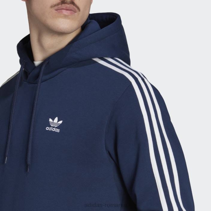 Adidas Night indigo adicolor classics hanorac cu 3 dungi bărbați indigo de noapte 2JBN6509