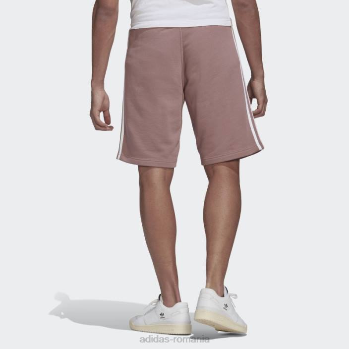 Adidas Pantaloni scurți de transpirație cu 3 dungi violet adidas bărbați violet/alb 2JBN6564
