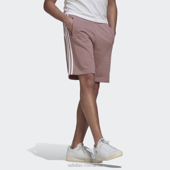Adidas Pantaloni scurți de transpirație cu 3 dungi violet adidas bărbați violet/alb 2JBN6564