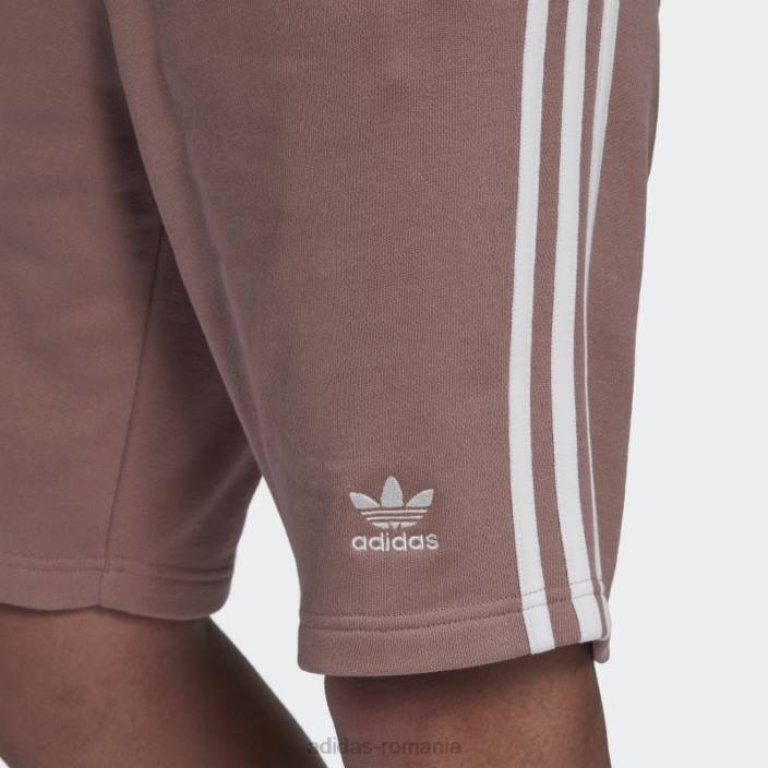 Adidas Pantaloni scurți de transpirație cu 3 dungi violet adidas bărbați violet/alb 2JBN6564