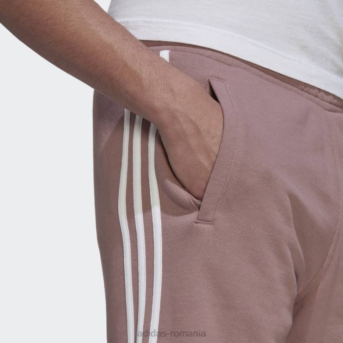 Adidas Pantaloni scurți de transpirație cu 3 dungi violet adidas bărbați violet/alb 2JBN6564