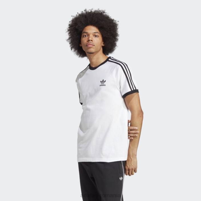 Adidas Tricou adicolor clasics cu 3 dungi alb adidas bărbați alb 2JBN4992