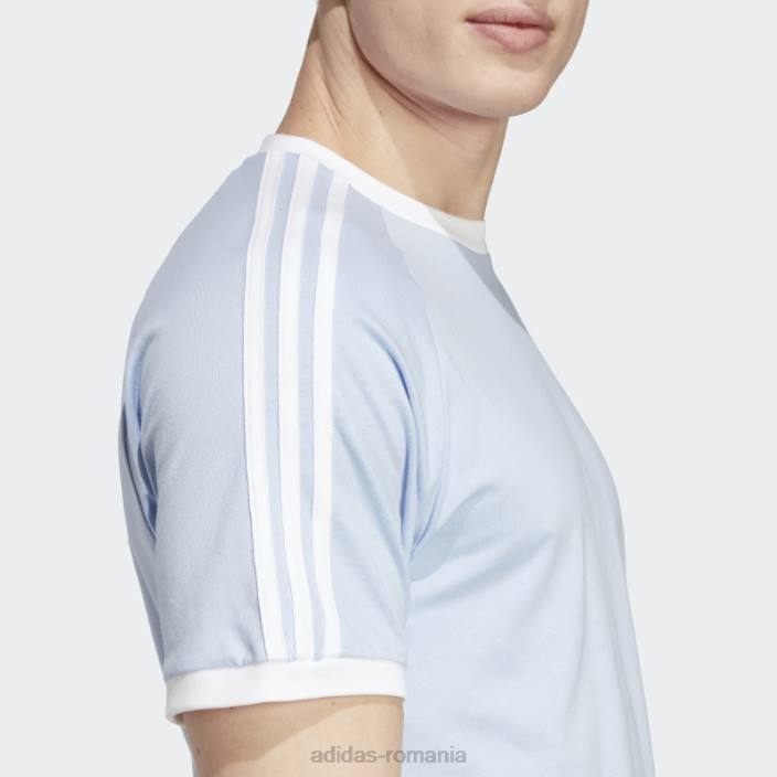 Adidas Tricou adicolor classics cu 3 dungi albastru alba bărbați zori albastre 2JBN5737