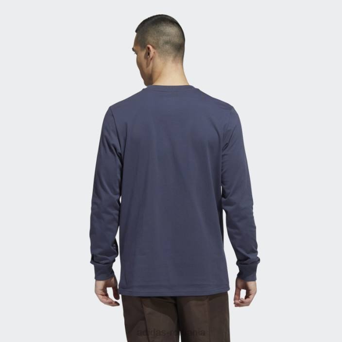 Adidas Tricou cu logo skateboarding 4.0 cu mânecă lungă (gen neutru) bleumarin bărbați bleumarin/alb 2JBN1603