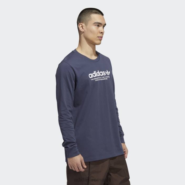 Adidas Tricou cu logo skateboarding 4.0 cu mânecă lungă (gen neutru) bleumarin bărbați bleumarin/alb 2JBN1603