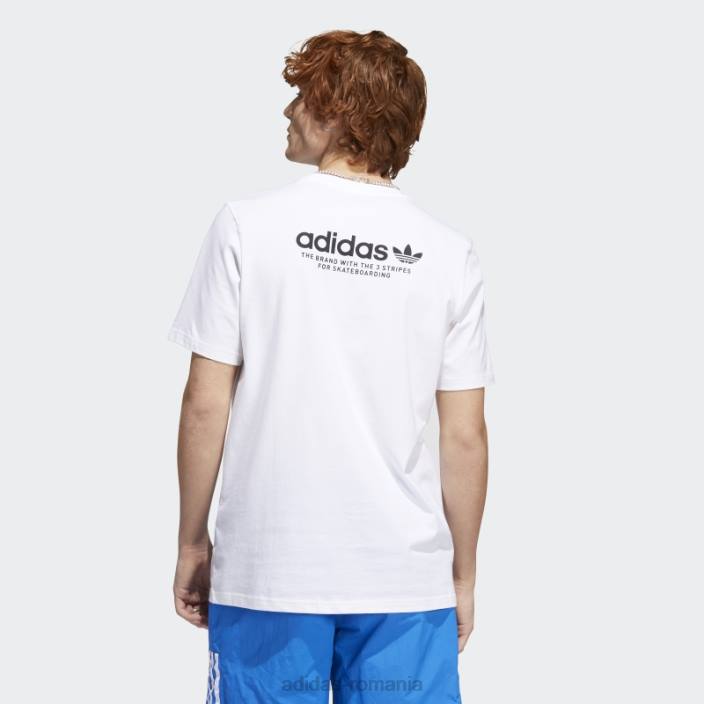 Adidas Tricou cu logo skateboarding 4.0 (gen neutru) alb adidas bărbați alb negru 2JBN750