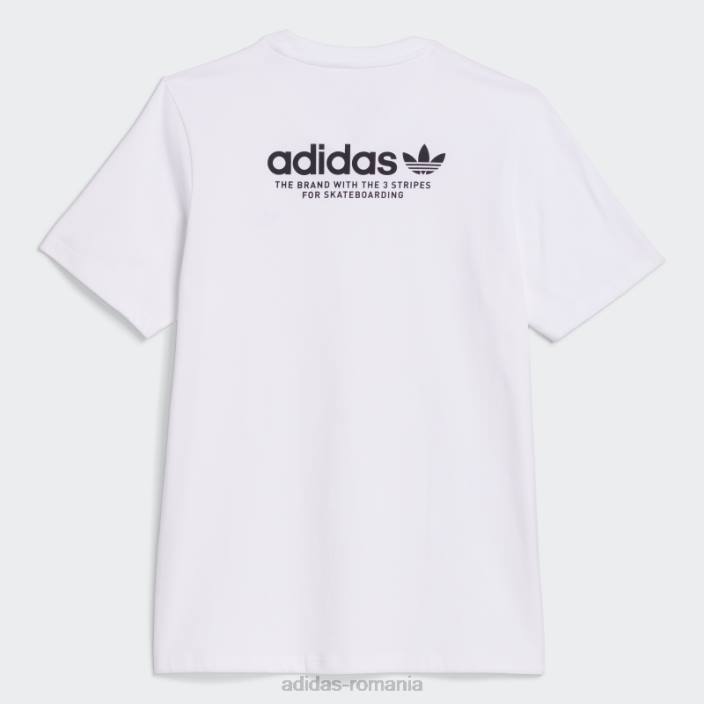 Adidas Tricou cu logo skateboarding 4.0 (gen neutru) alb adidas bărbați alb negru 2JBN750