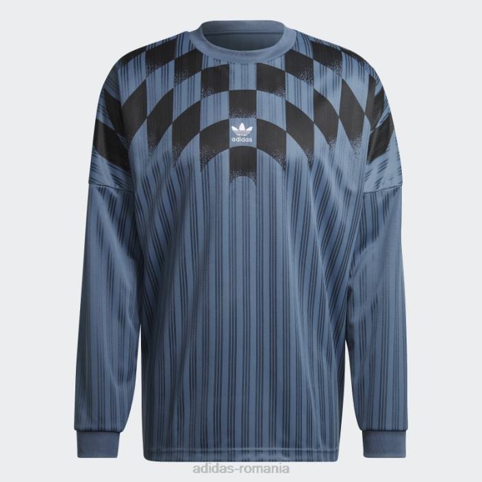 Adidas Tricou cu mânecă lungă cu grafică Steel Rekive bărbați oţel 2JBN7282