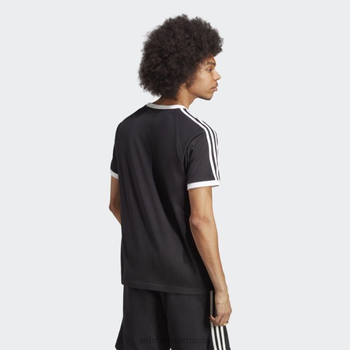 Adidas Tricou negru cu 3 dungi adicolor classics bărbați negru 2JBN890