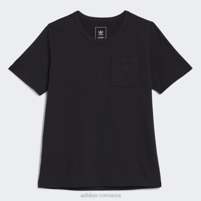 Adidas Tricou shmoofoil heavyweight buzunar negru adidas bărbați negru 2JBN7254