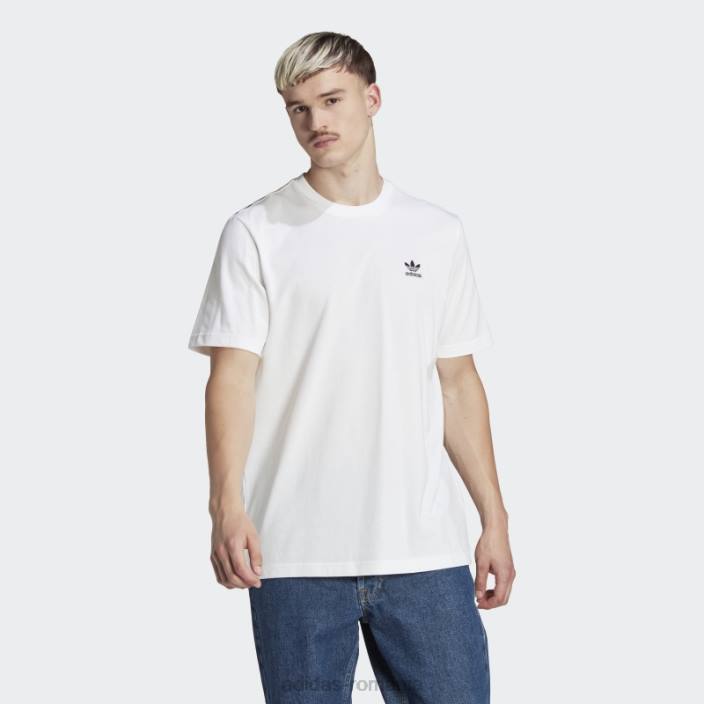 Adidas Tricou trifoil boxy adicolor classics spate și față alb adidas bărbați alb 2JBN840