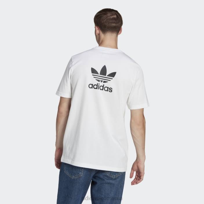 Adidas Tricou trifoil boxy adicolor classics spate și față alb adidas bărbați alb 2JBN840