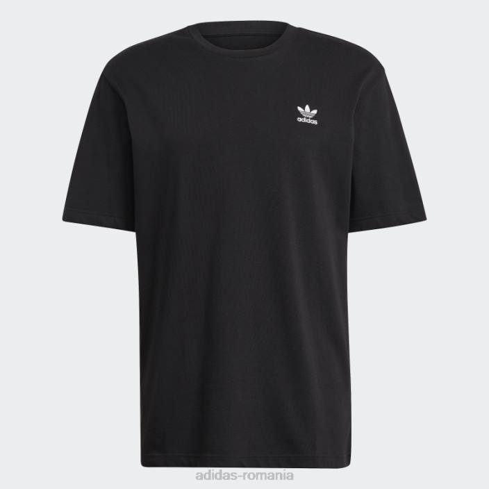 Adidas Tricou trifoil boxy adicolor classics spate și față negru adidas bărbați negru 2JBN1506
