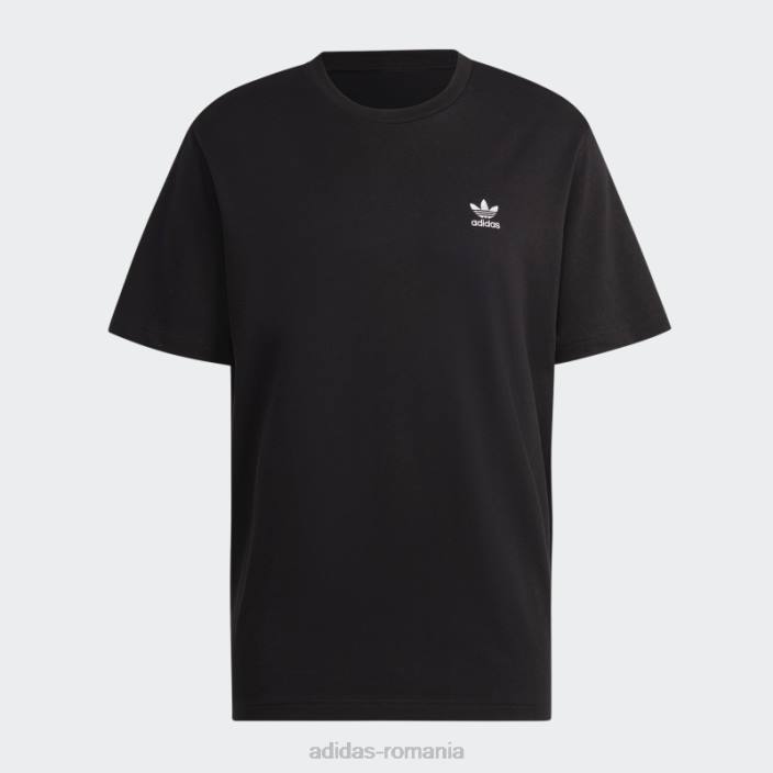 Adidas Tricou trifoil boxy adicolor classics spate și față negru bărbați negru 2JBN877