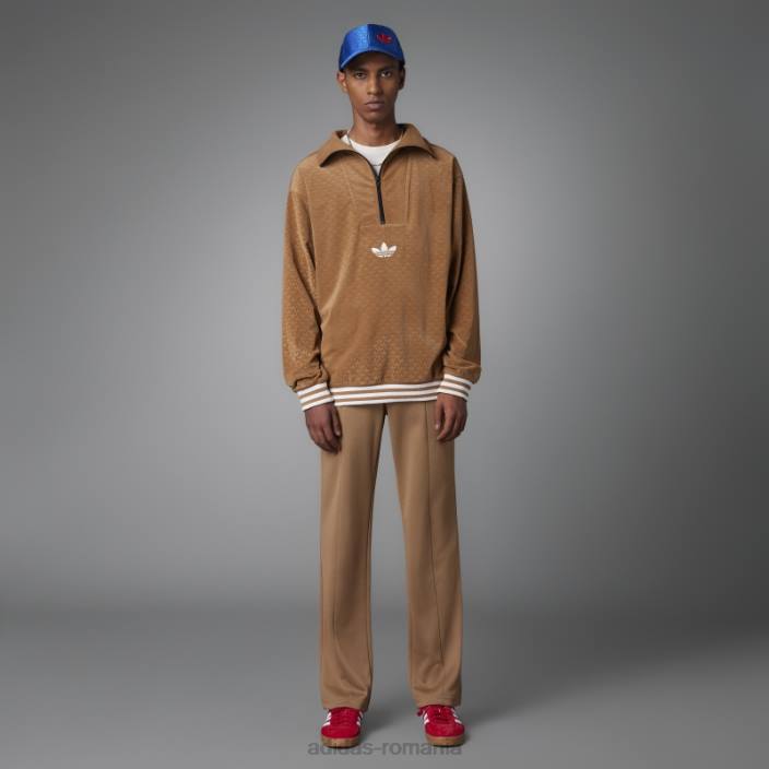 Adidas adicolor 70 funnel top velur maro desert bărbați desert maro 2JBN14762