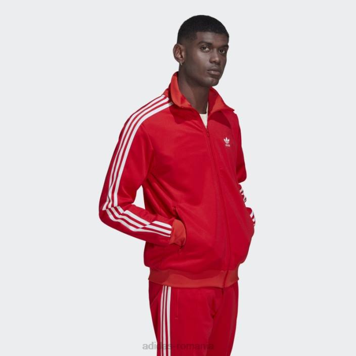 Adidas adicolor classics beckenbauer primeblue track top roșu bărbați roșu 2JBN13261