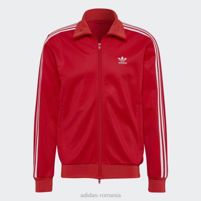 Adidas adicolor classics beckenbauer primeblue track top roșu bărbați roșu 2JBN13261