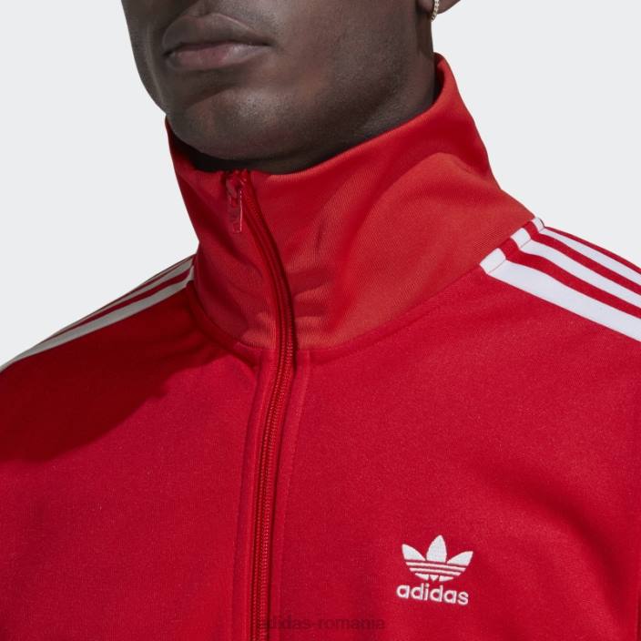 Adidas adicolor classics beckenbauer primeblue track top roșu bărbați roșu 2JBN13261