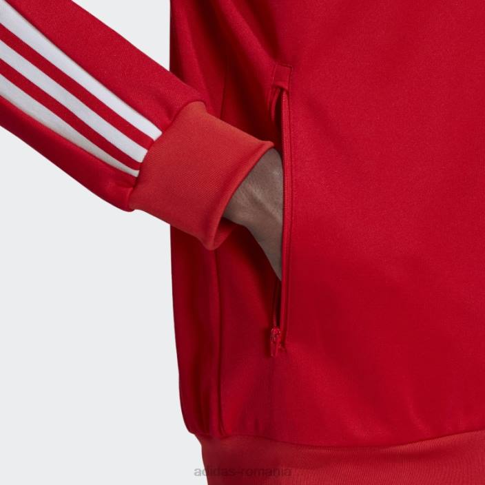 Adidas adicolor classics beckenbauer primeblue track top roșu bărbați roșu 2JBN13261