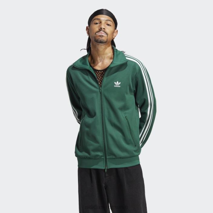 Adidas adicolor classics beckenbauer sport top verde închis adidas bărbați verde inchis 2JBN13104