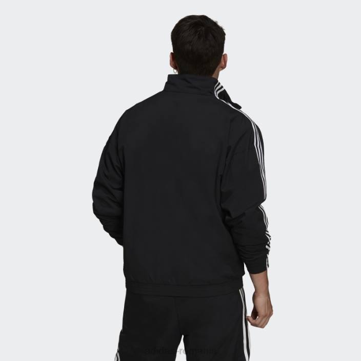 Adidas adicolor classics lock-up trefoil track top negru bărbați negru 2JBN5563